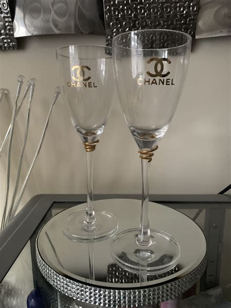 Chanel Champagne Flutes 